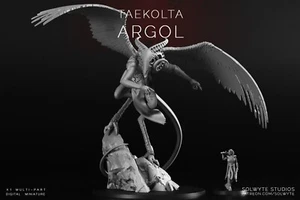 Taekolta - Argol(150mm)/Demon/TTRPG/Wargaming/Grimdark/Solwyte - Foto 1 di 1