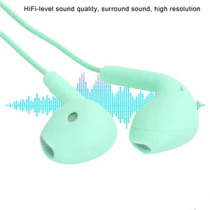 Słuchawki przewodowe U19 uniwersalne słuchawki HiFi 3,5 mm sterowane przewodowo - Zdjęcie 1 z 33