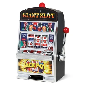 Giant Slot Machine Bank with Lights and Bells - Fun Gift Idea for Gamblers - Picture 1 of 2