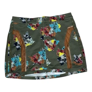 Adidas Ivy Park Rock grün geblümt und Denim Mesh Größe M - Bild 1 von 13