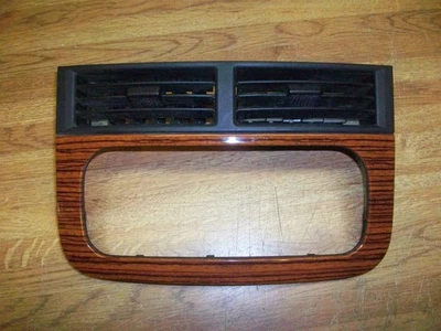 CENTER DASH TRIM Jeep Grand Cherokee WJ 1999 2000 2001 2002 2003 2004 Woodgrain - Imagem 1 de 2
