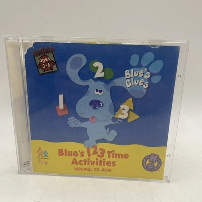 Blue's Clues Blue's 123 Time Activities Win/Mac CD-Rom Free Post - Image 1 of 3