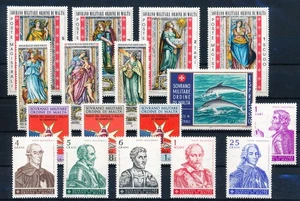 LS42383 Malta historical figures paintings fine lot MNH - Picture 1 of 1