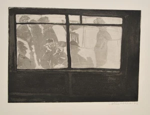 Volker Meier  /Radierung /Handsigniert/1962 - Bild 1 von 3