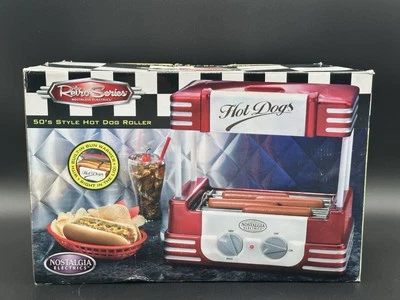 Nuevo en caja Nostalgia Electrics Retro Series 50’s Style Hot Dog Roller RHD-800 Foto 1 de 4