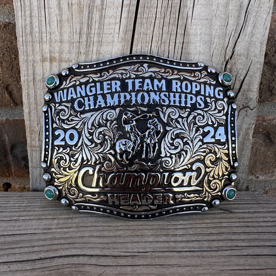 Ковбойский трофей родео стиль ремня пряжка с чемпион вереск - Изображение 1 из 1