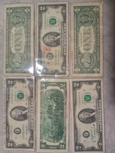Lot of 6 Wheres George Dollar Bill Note $1 Collectors Edition 💲 Currency Two 2$ - Picture 1 of 2