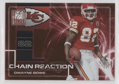 2008 Donruss Elite Chain Reaction Red /200 Dwayne Bowe #CR-20 - Image 1 of 2