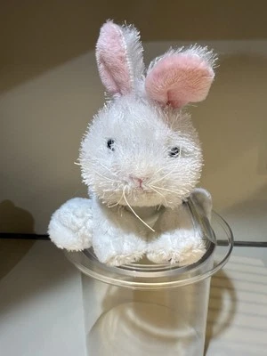 Webkinz Lil Kinz White Rabbit Plush Stuffed Animal HS078 New with Code  - Image 1 of 2