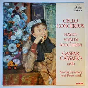 GASPAR CASSADO Cello Concertos Ex+ 1967 Flipback sleeve VOX/Fona PW 24 LP - Picture 1 of 2