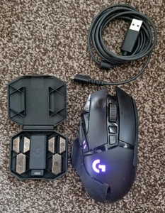 Logitech G502 Lightspeed Wireless Gaming Mouse - GOOD CONDITION - Picture 1 of 6