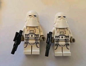 Lot of 2 LEGO Imperial Snowtrooper Minifigures Star Wars SW1179 w Blasters. Used - Picture 1 of 6
