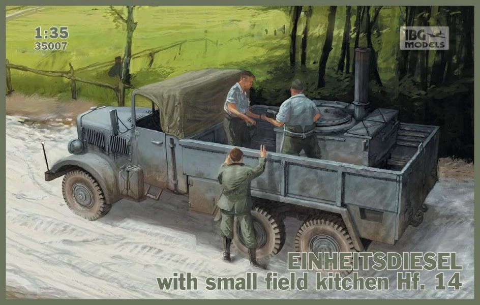IBG 35007 MODELLO MILITARE MONODIESEL PICCOLA CUCINA 1/35 - Immagine 1 di 1