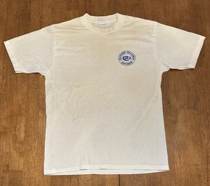 Vintage Colt Firearms Instructor T Shirt Medium 80s Yellowed Single Stitch - Picture 1 of 8