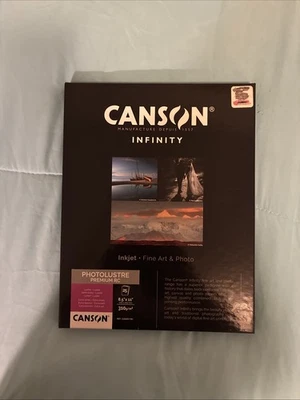 Papel fotográfico Canson 8,11 por 11 310 hojas - color para impresiones de excavación Foto 1 de 2