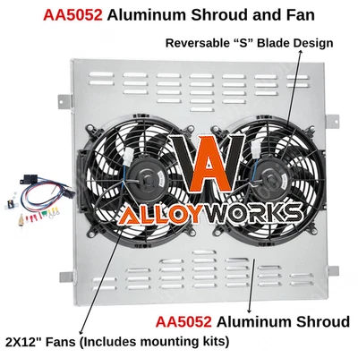 Fit 2003-2009 Lexus GX470/ Toyota 4Runner 4.7L V8 Aluminum Shroud Fan Relay Kits Foto 1 de 4