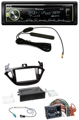 Pioneer MP3 USB CD DAB AUX Autoradio für Opel Adam ab 13 Corsa E ab 15 Ablage - Bild 1 von 4