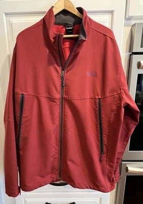 * Men’s THE NORTH FACE Light Softshell Jacket Maroon FlashDry RDT  Sz XXL 2XL - Image 1 of 4