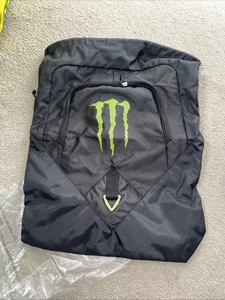 Monster Energy Drink Drawstring Rope Bag Black 20.5x15 Brand New High Quality - Picture 1 of 4