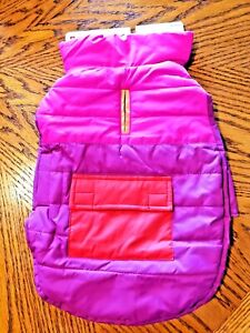 Boots &Barkley Dog Puffer Vest - Small Up To 20 lbs. - Pink and Purple 