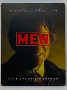 Men (2022) Blu-Ray + DVD + Slipcover Jessie Buckley Rory Kinnear Paapa Essiedu