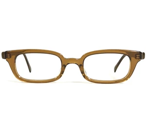 Clayton Franklin Eyeglasses Frames 700 Clear Brown Arnel Thick Rim 45-21-145 - Picture 1 of 11