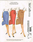 1960s McCall 1604 Vintage Sewing Pattern Skirt Wardrobe Three Views Sz 28 Wasit