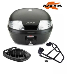 KAPPA KIT BAULETTO NERO 35LT K35NT + PIASTRA BMW G 310 R 2017 2018 2019 2020 - Foto 1 di 2