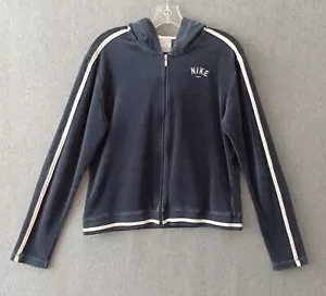 Nike Country Hoodie Youth Boys XL (14/16) Navy Blue Soft Shell Full Zip Hoodie - Picture 1 of 16