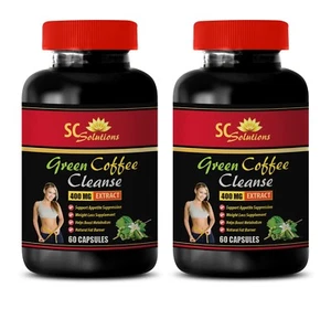 Green coffee lost Weight - PURE GREEN COFFEE CLEANSE - fat burner pills - 2 Bot - Picture 1 of 12