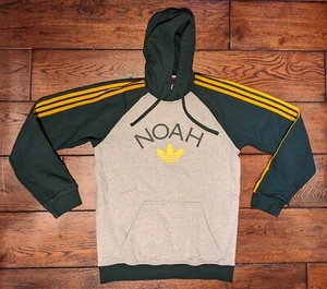 Sudadera con Capucha Adidas X Noah 3S Gris Verde Amarillo Para Hombre Talla Pequeña - Imagen 1 de 12