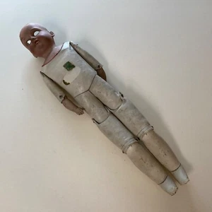 19 Zoll antike Armand Marseille Puppe Germany 370 A O M Lederkörper gelenkige Beine - Bild 1 von 19