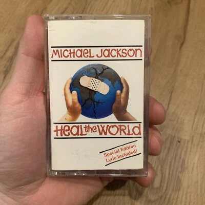 Michael Jackson ‎– Heal The World CASSETTE - Image 1 of 4
