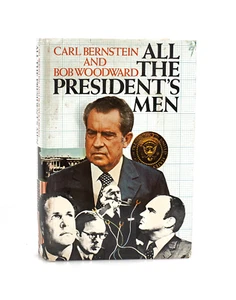 ALL THE PRESIDENT'S MEN, Original Hardcover Book 1974, Bernstein And Woodward - Picture 1 of 2