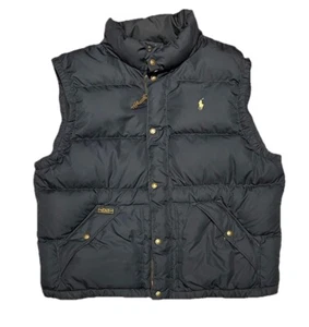 Polo Ralph Lauren Heavy Goose Down Puffer Vest Navy Blue Full Zip Men’s XXL - Picture 1 of 10