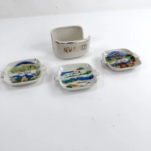 Vintage Aschenbecher 3er Set New Mexico Souvenir Aschenbecher kleines Set - Bild 1 von 16