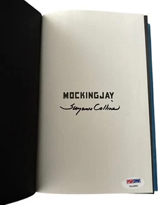 Autor Suzanne Collins Firmado Autógrafo Los Juegos del Hambre Libro Sinsajo Certificado de Autenticidad PSA - Imagen 1 de 5