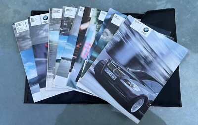 BMW 323i 325i 325xi 330i 330xi 2005 conjunto manual del propietario con estuche OEM Foto 1 de 4