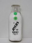 SSPQ Milk Bottle Carl Ayers Dairy Penn Yan NY YATES COUNTY PHONE 488 1950 RARE