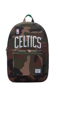 BOSTON CELTICS BACKPACK NBA CAMOUFLAGE 17.7”x12”x6 (15” Laptop)HERSCHEL NWT Cover