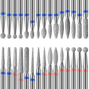 30-Piece Nail Cutter Drill Bit for Manicure Tungsten Steel Professional Manicure - Picture 1 of 2