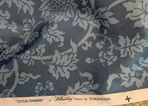 Williamsburg Schumacher Lotus Damask ToFabric 6+ yds x 54" Draperies, Upholstery - Picture 1 of 6