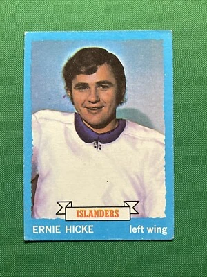 1973-74 Topps Ernie Hicke New York Islanders Hockey Card #18 - Image 1 of 4