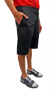 Mens Golf Shorts 11.5" Inseam Long Tall Athletic Quick Dry Stretch Elastic Waist - Picture 1 of 31