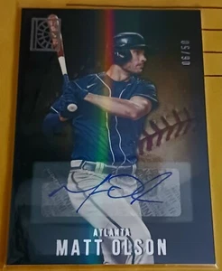 *Ser. #6/50* Matt Olson 2022 Panini Capstone AUTO Gold #52  ATLANTA BRAVES - Picture 1 of 4