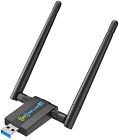 Wireless USB WiFi Adapter for PC: 1300Mbps 5G/2.4G Dual Band 5dBi High-gain A...