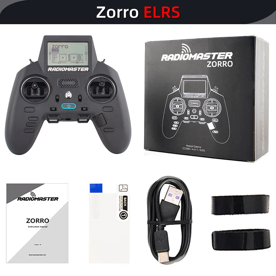 RadioMaster Zorro ELRS 2,4 GHZ RC Controller RC Sender Funksender Fernbedienung - Bild 1 von 4