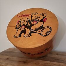 Steiff: antik * große schwere Holz-Spielzeug-Box * aus 1961 * 45x24 * TOP *