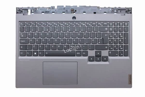 New Lenovo Legion 5-15ARH05 Legion 5-15IMH05 Palmrest Cover UK Backlit Keyboard - Afbeelding 1 van 2