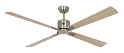 152 cm 60" DC ceiling fan with remote Eco Neo III brass blades maple & beech - Image 1 of 4